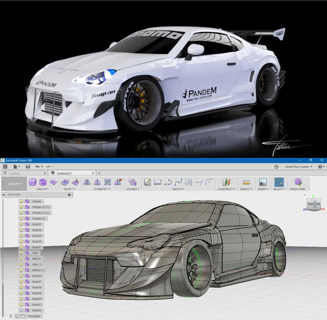 CAD vs 3D modeling software